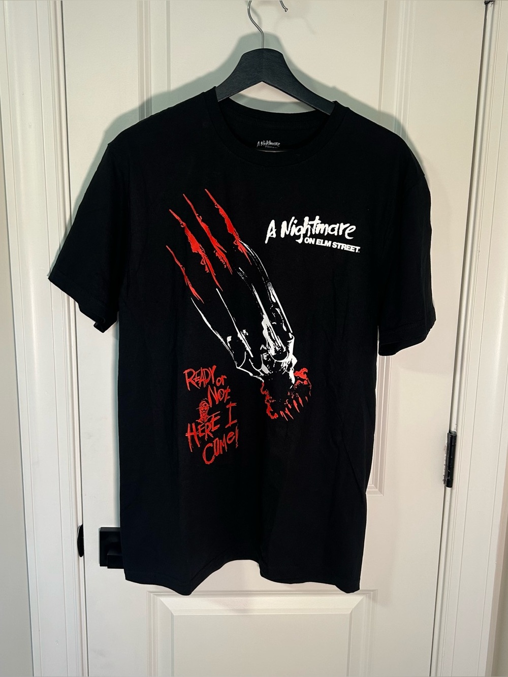 A Nightmare on Elm Street Black Graphic T-Shirt Sz M